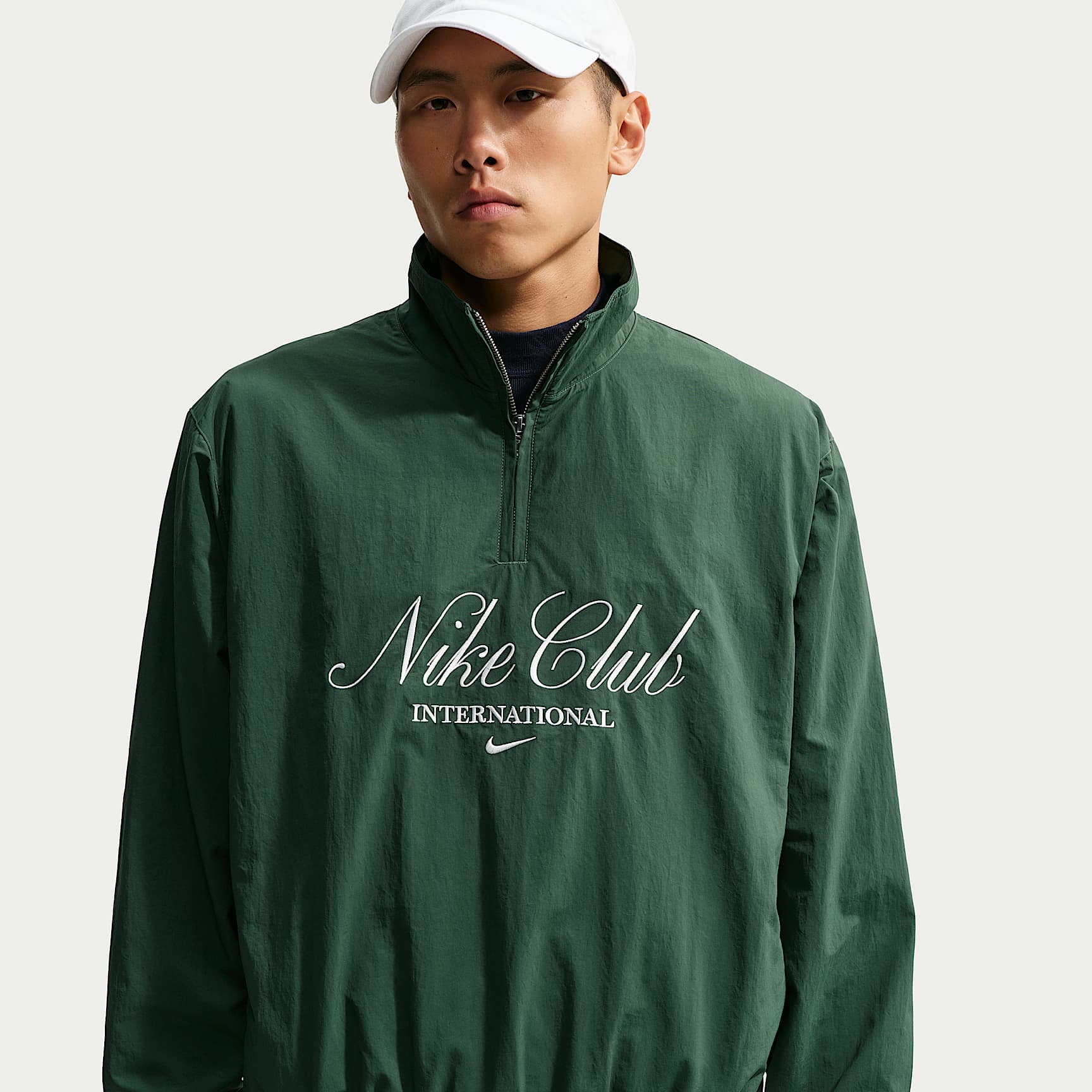 Nike Sportswear Club Men's 1/2 Zip Jacket. Nike ID
